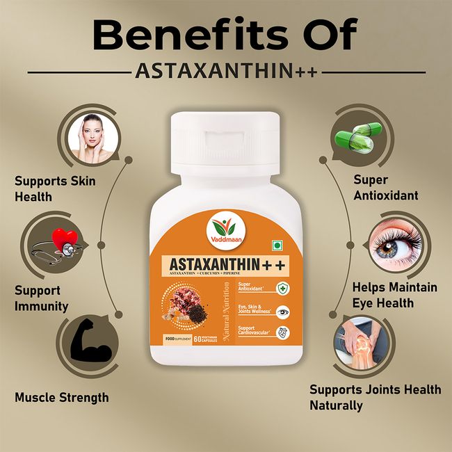 Astaxanthin++ 60 Capsule For Boost Immune System