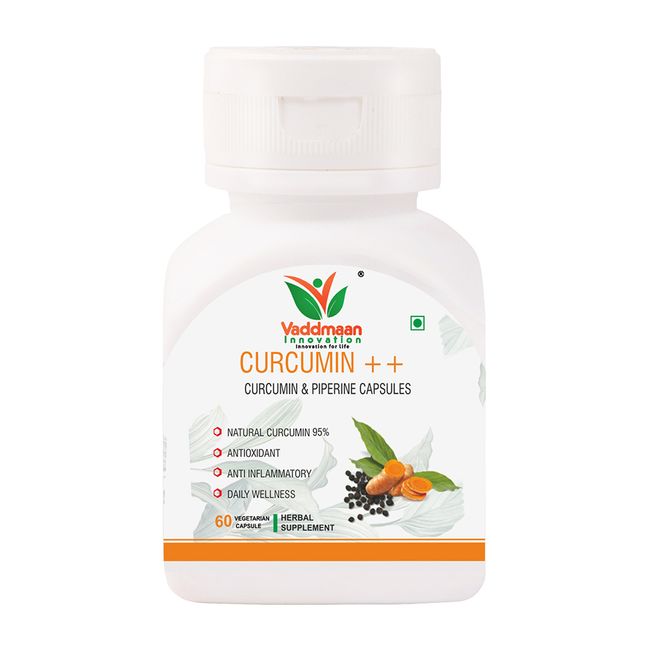 Curcumin++ 60 Veg Capsules | Immunity | Wellness