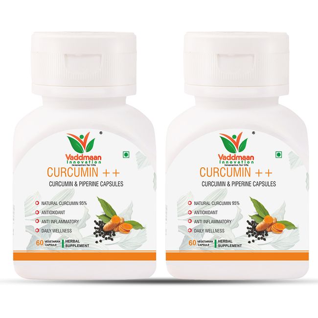 Curcumin++ 60 Veg Capsules | Immunity | Wellness