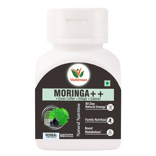 Moringa++ 60 Veg Capsules | Natural Energy 