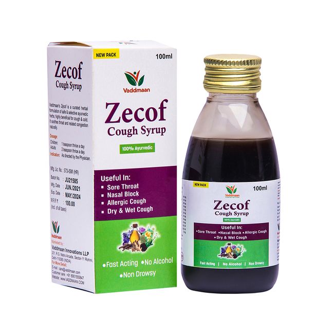 Zecof 100 Ml Ayurvedic Cough Syrup
