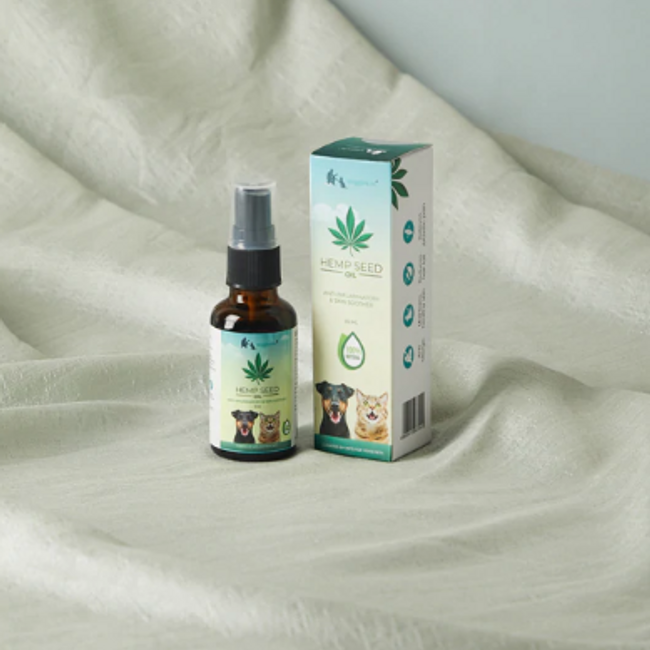 Wiggles Hemp Seed Oil Spray for Dogs and Cats  - 30ml