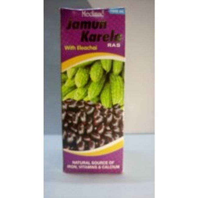 Medimac Jamun Karela Ras With Elaichi - 100 ML