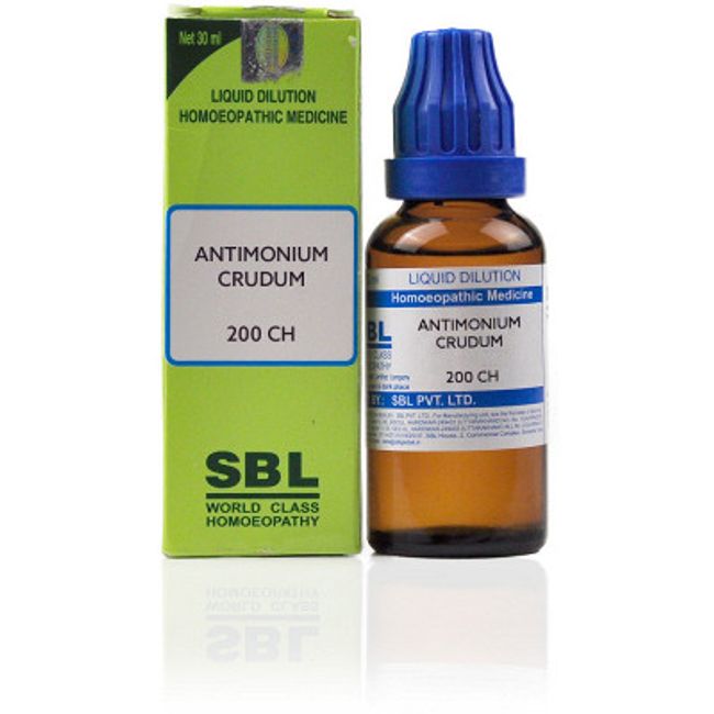 SBL ANTIMONIUM CRUDUM 200 CH - 30 ML