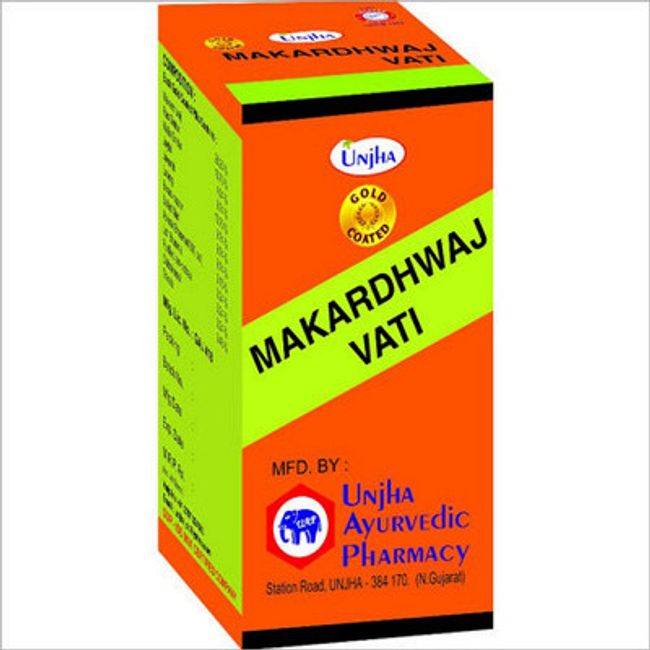 UNJHA MAKARDHWAJ VATI (WITH GOLD) - 15 TAB