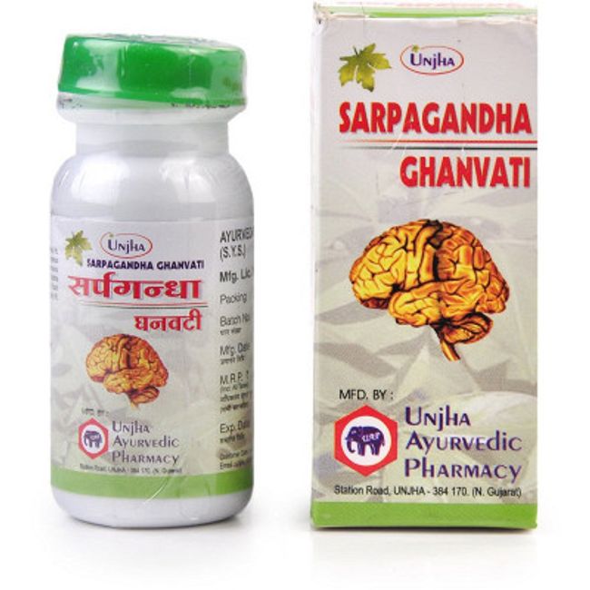 UNJHA SARPAGANDHA GHAN VATI - 40 TAB