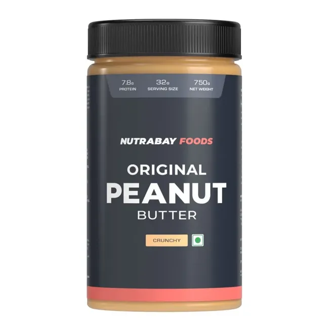 Nutrabay Original Peanut Butter (Crunchy) - 400 GM