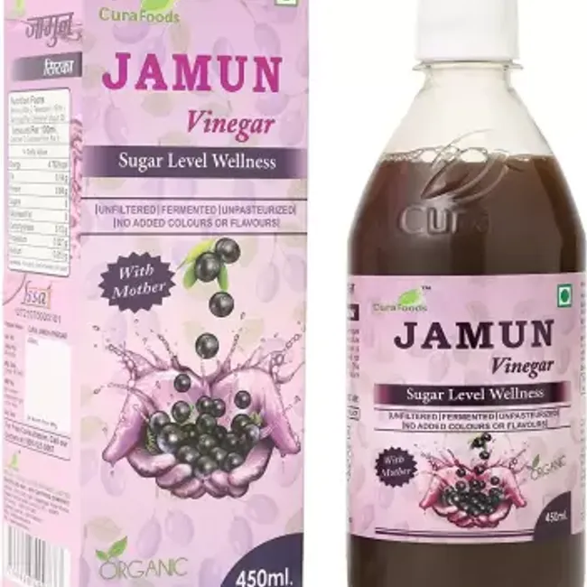 Cura Jamun Vinegar with Mother Vinegar  - 450 ML