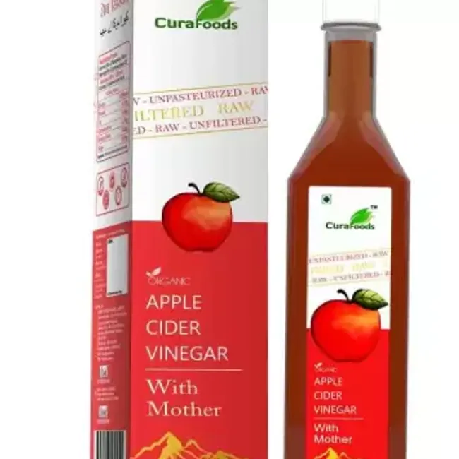 Cura Organic Apple Cider Vinegar With Mother Vinegar  - 500 ML