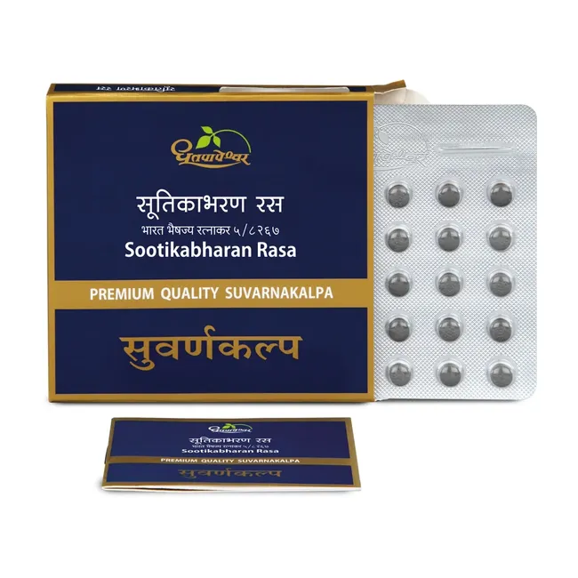 Sootikabharan Rasa Premium Quality - Dhootapapeshwar - 10 TAB