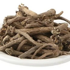 Dried roots of the Akarkara plant from Tikaram Naturals