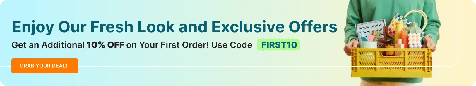 10% off on first order